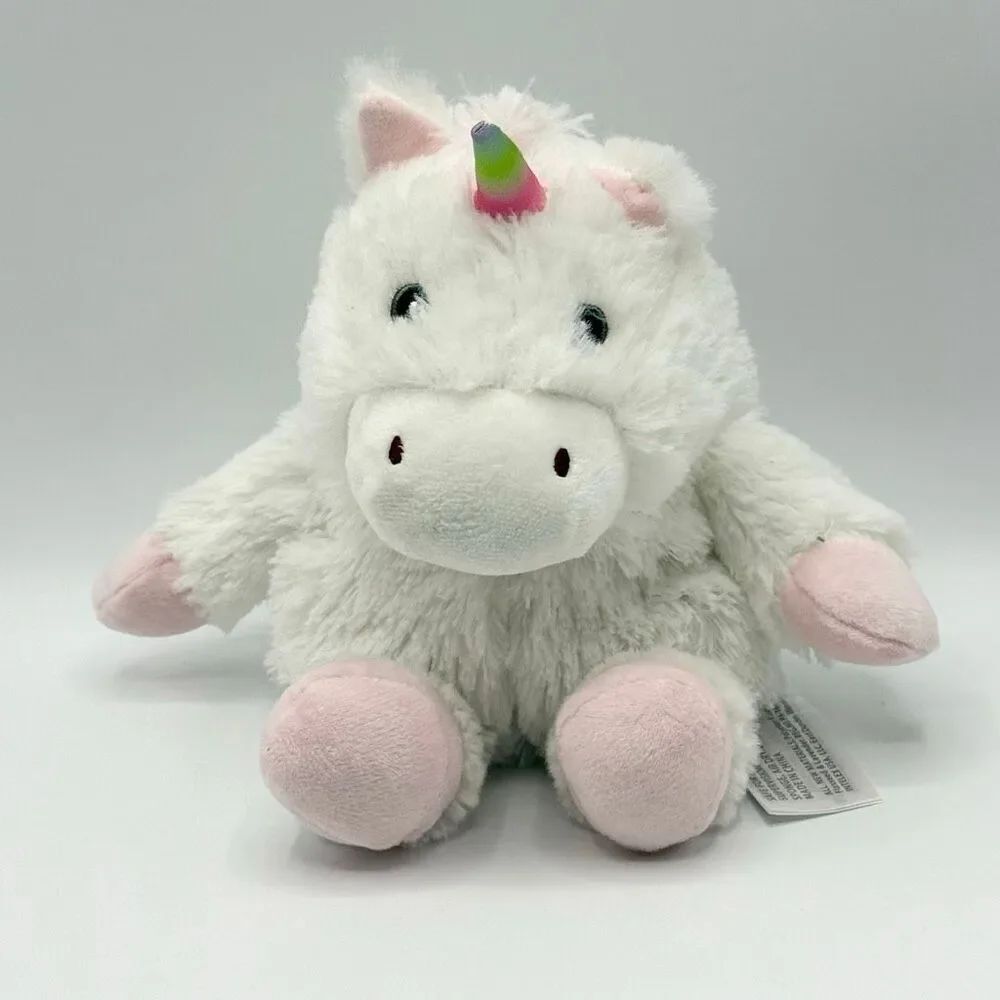Warmies White Unicorn - 10” Small